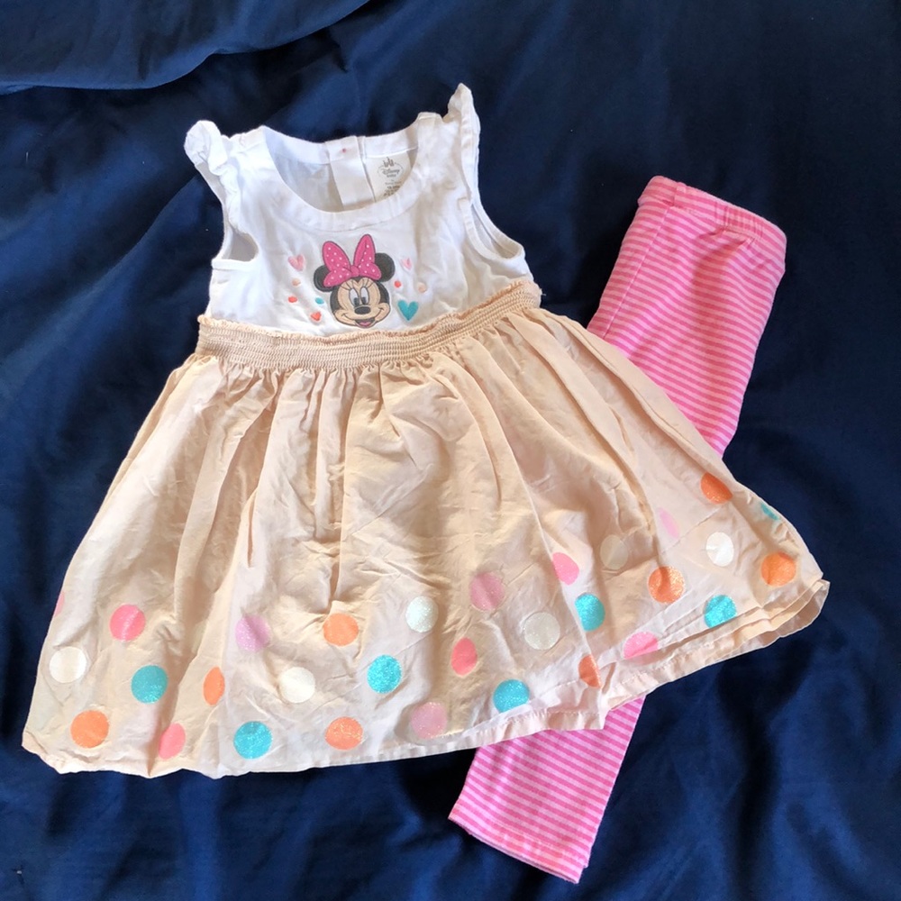 Disney Baby Minnie Mouse outfit NEVER WORN